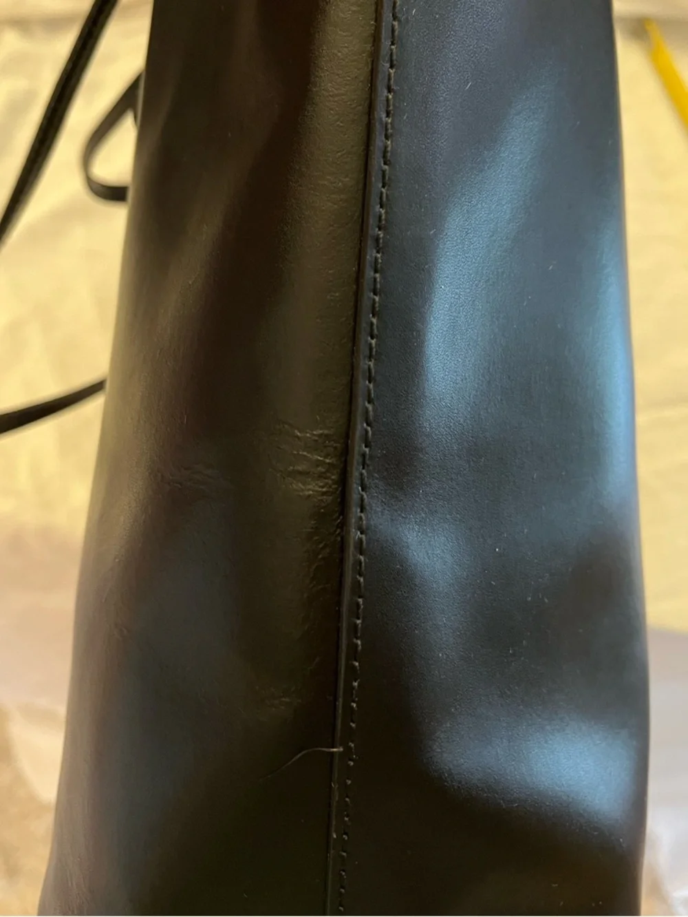 kate spade Black Leather Tote Purse